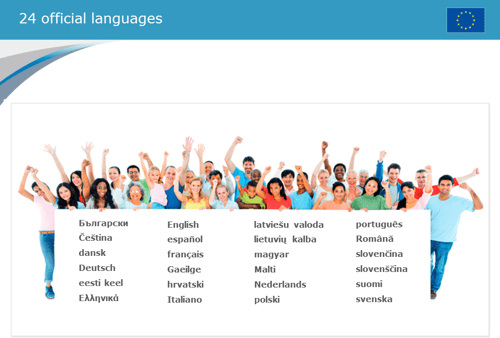 ce mark official languages