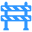 construction fence lt blue